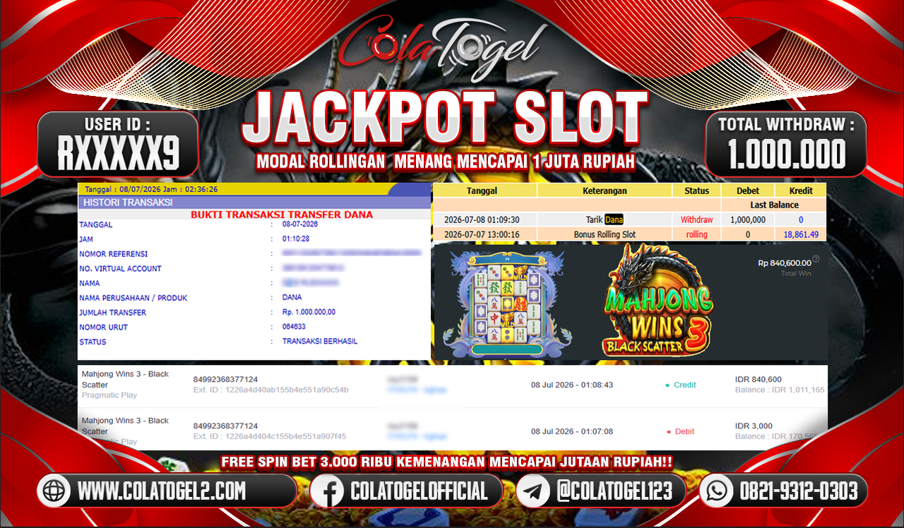 JACKPOT SLOT GACOR!!