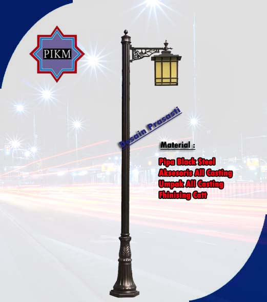 Tiang Lampu Pju Oktagonal