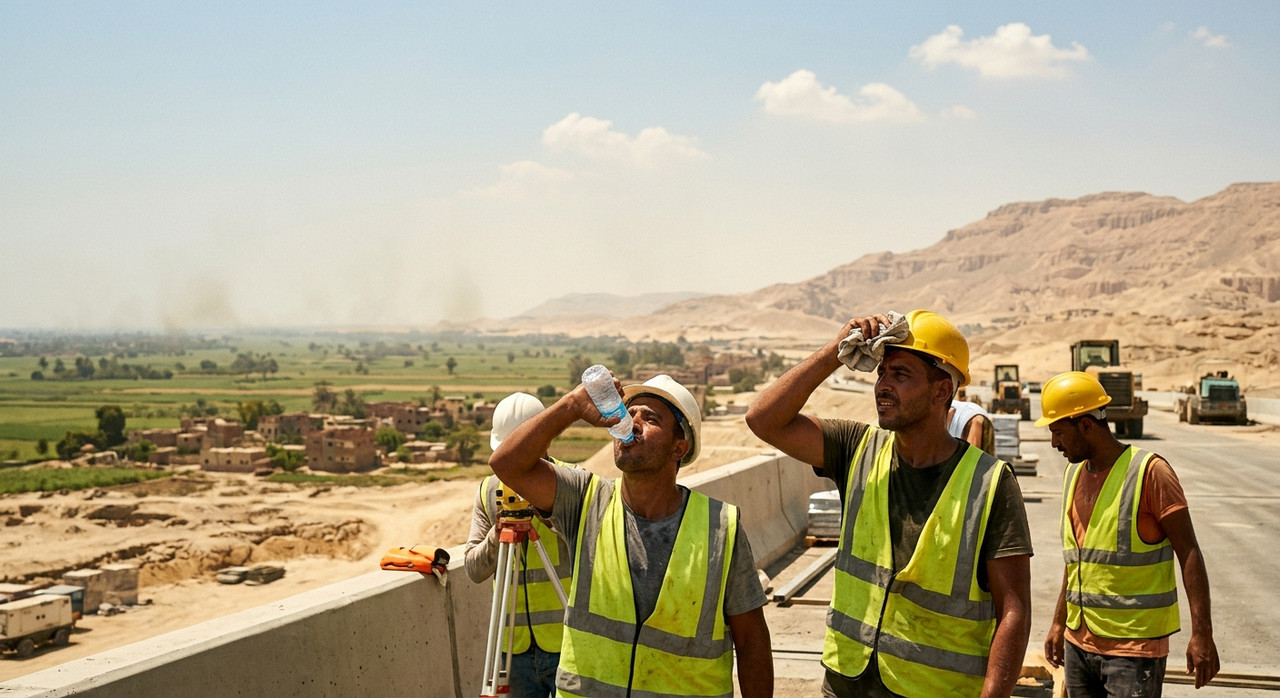 الحرارة ترفض الرحيل.. مصر تحت وطأة الرطوبة والجنوب في قلب «اللهيب»!