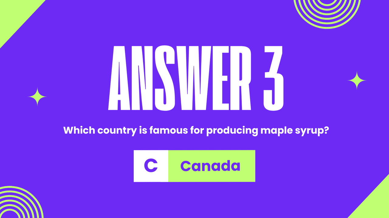 Purple Green Creative Geometric Trivia Quiz Presentation