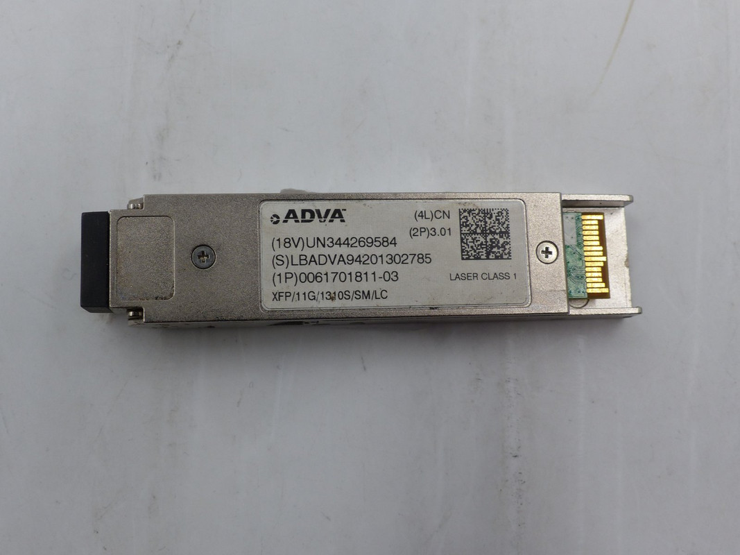 ADVA 0061701811-03 PLUGABLE OPTICS ADVA 0061701811-03 PLUGABLE OPTICS