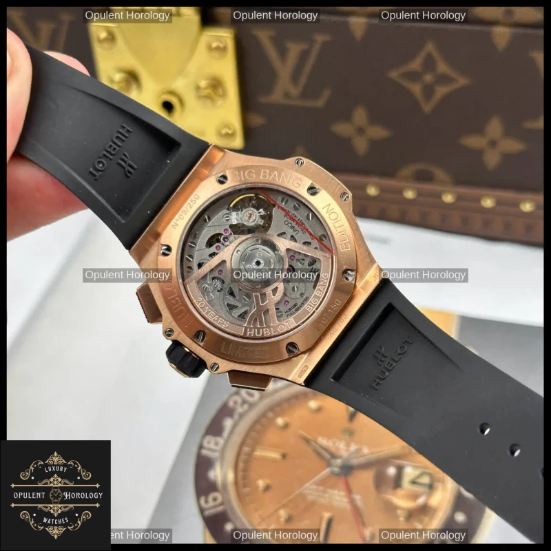 Hublot Big Bang 20th Anniversary King Gold Ceramic Automatic Chronograph Watch 43mm