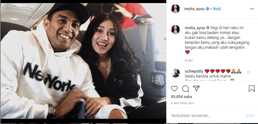Mutia Ayu dan Glenn Fredly