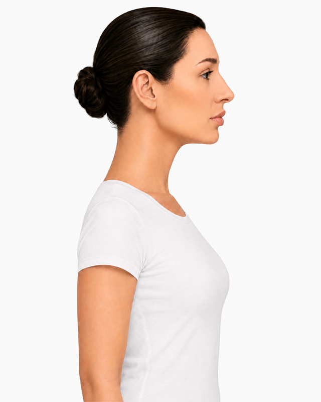 Side profile after