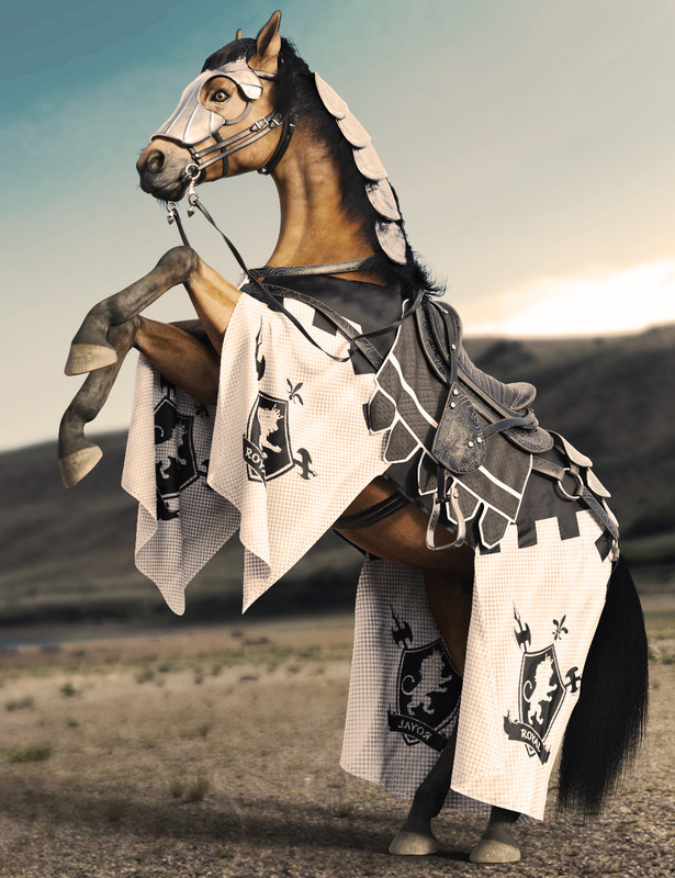 dForce Royal Armor Outfit for Daz Horse 3 » TOPGFX | Daz3d Renderosity ...
