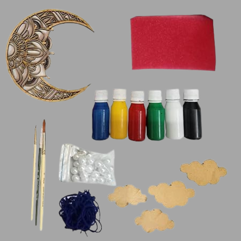Penkraft Pen Mandala Advanced Art Moon Wall Hanging DIY kit