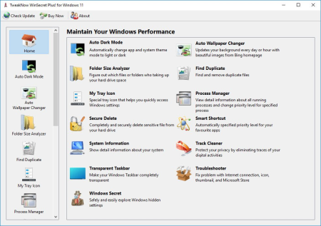 TweakNow WinSecret Plus 4.7.3 TweakNow WinSecret Plus 4.7.3
