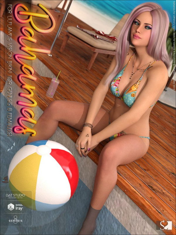 Bahamas for Vision Bikini for Genesis 8 Female(s)