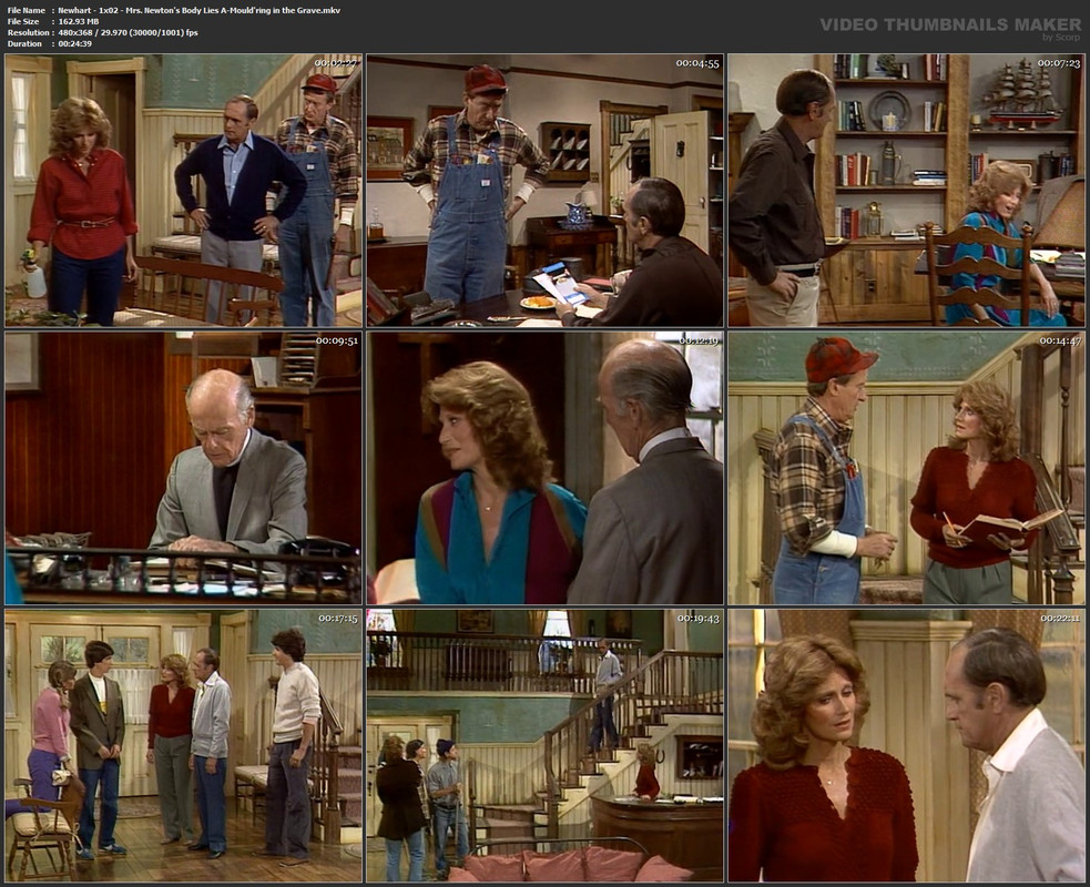 Newhart - 1x02 - Mrs. Newton's Body Lies A-Mould'ring in the Grave.mkv