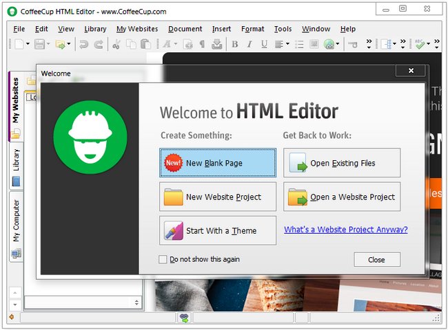 CoffeeCup HTML Editor 17.0 Build 876