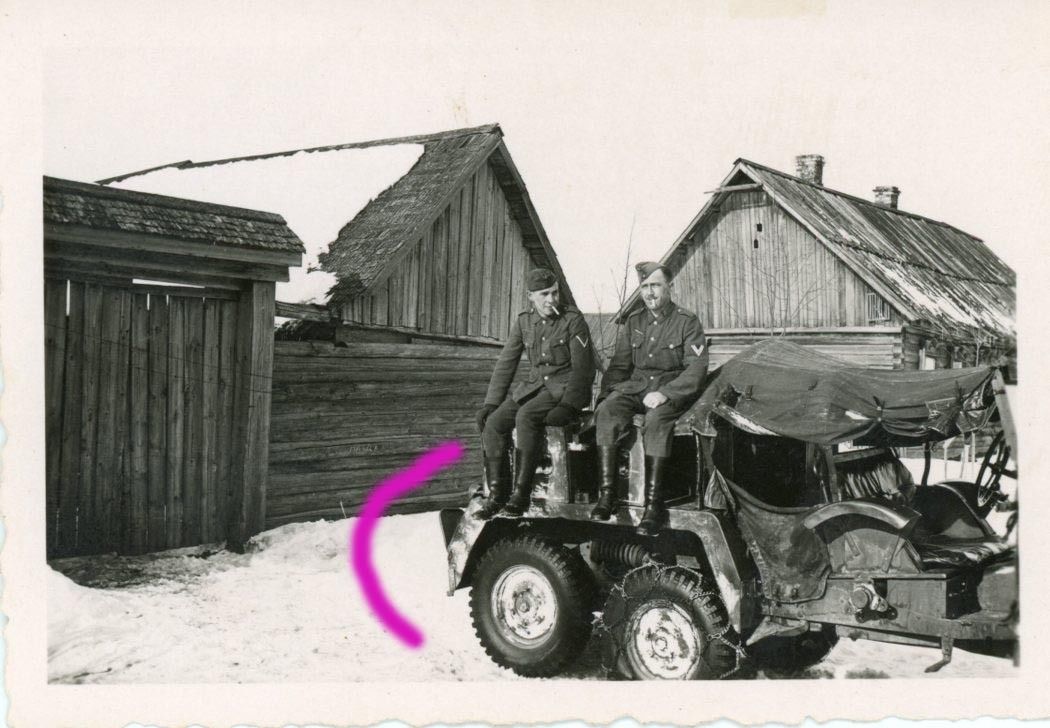 Winterkampf Russland Wagen PKW Kübelwagen LKW