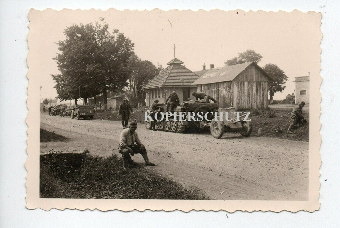 Ukraine Russland Sdkfz Halbkette Pak Geschütz Kampfgruppe Kleist
