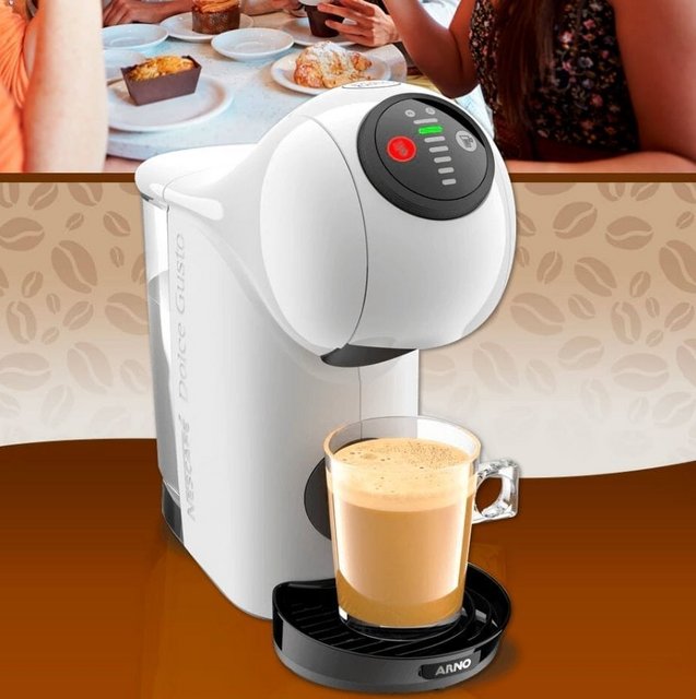 Cafeteira Expresso Arno Dolce Gusto Genio S Basic Multibebidas – Branca