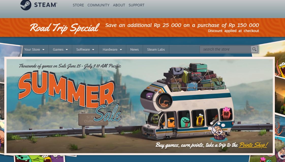 Summer Sale 2020 di Steam