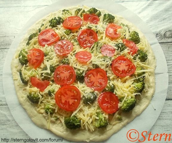 Пицца с брокколи