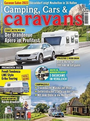 Cover: Camping, Cars und Caravans Magazin No 09 September 2022 Cover: Camping, Cars und Caravans Magazin No 09 September 2022