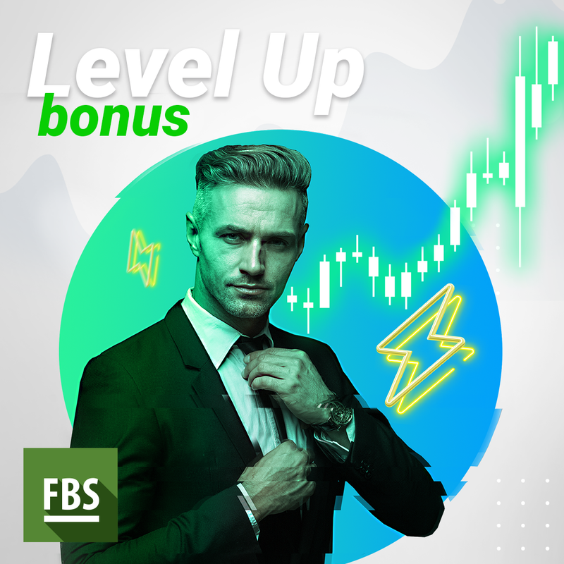 بونص Level Up الجديد من FBS مع 140$ مجاناً للتداول ! Level-Up-Bonus