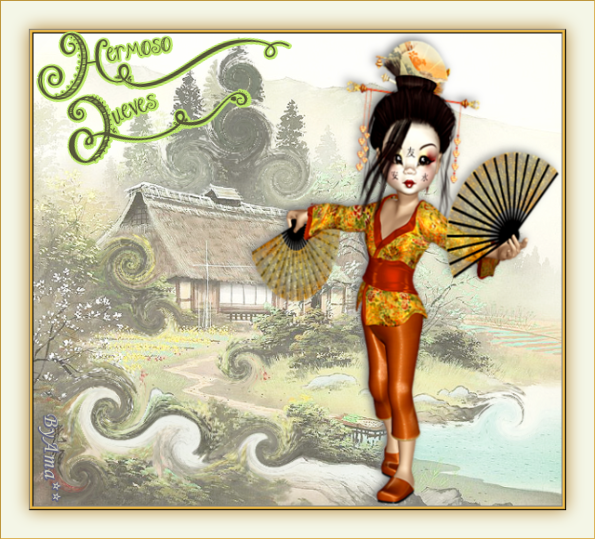 Nihon Boyou, Danza Tradicional Japonesa  Abanicos Jueves
