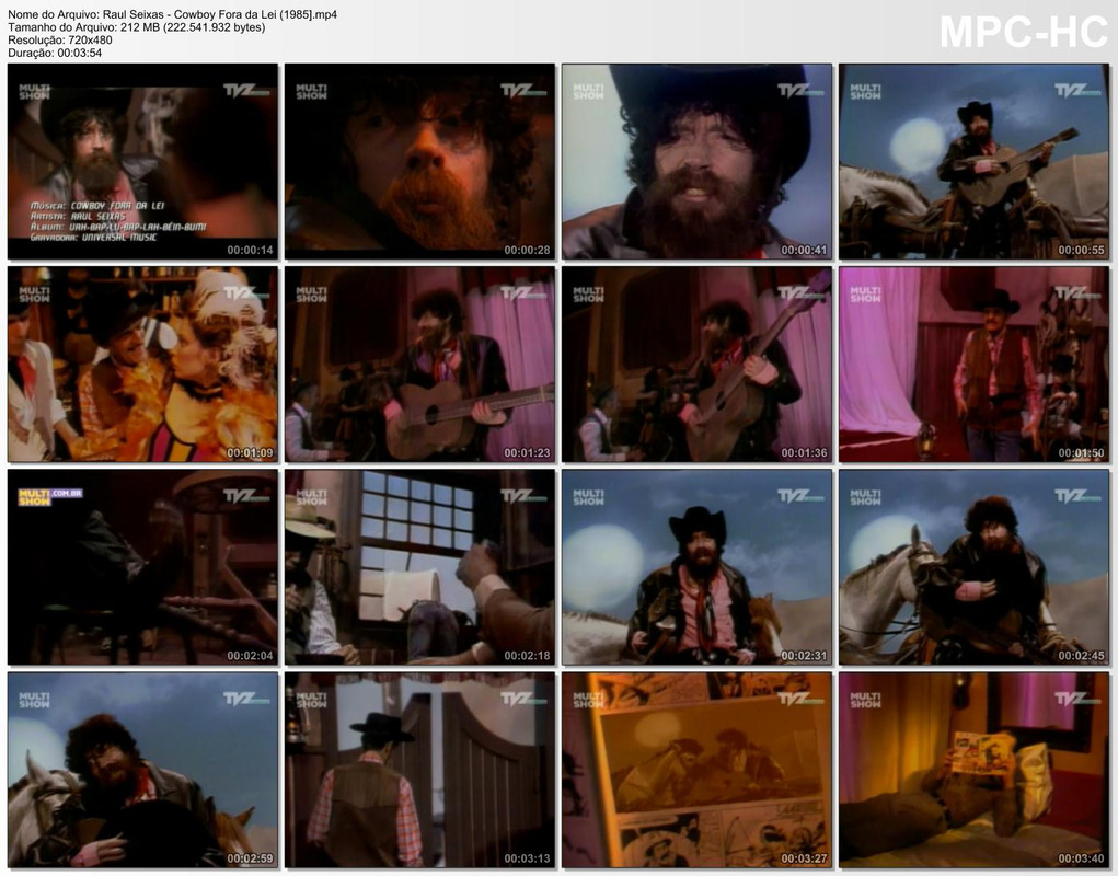Raul Seixas - Cowboy Fora da Lei (TV Logo) (1985]