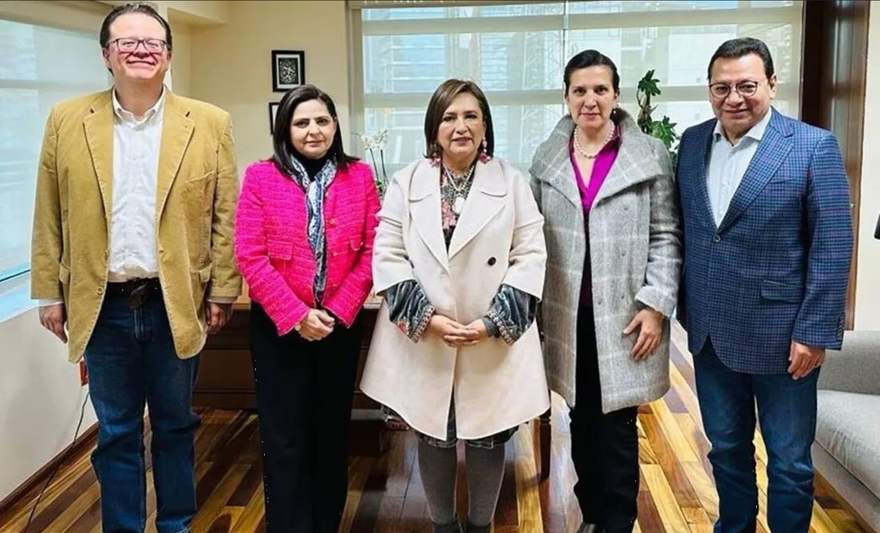 Encuentro de diálogo entre Xóchitl Gálvez y Magistrados del Tribunal Electoral