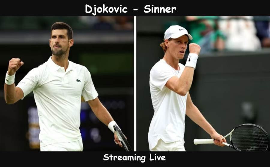 Rojadirecta Tennis Wimbledon Sinner-Djokovic Streaming Gratis Diretta TV