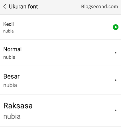Cara Mengganti Ukuran Teks di Android