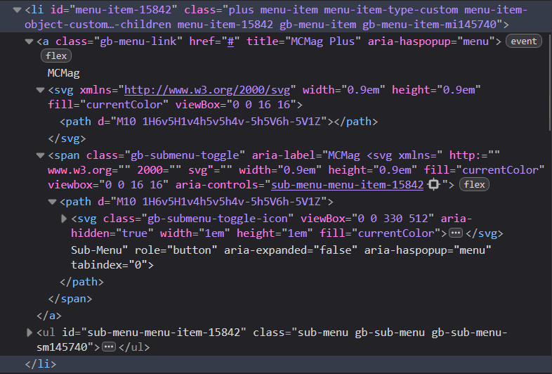 Inspection Panel screen Shot