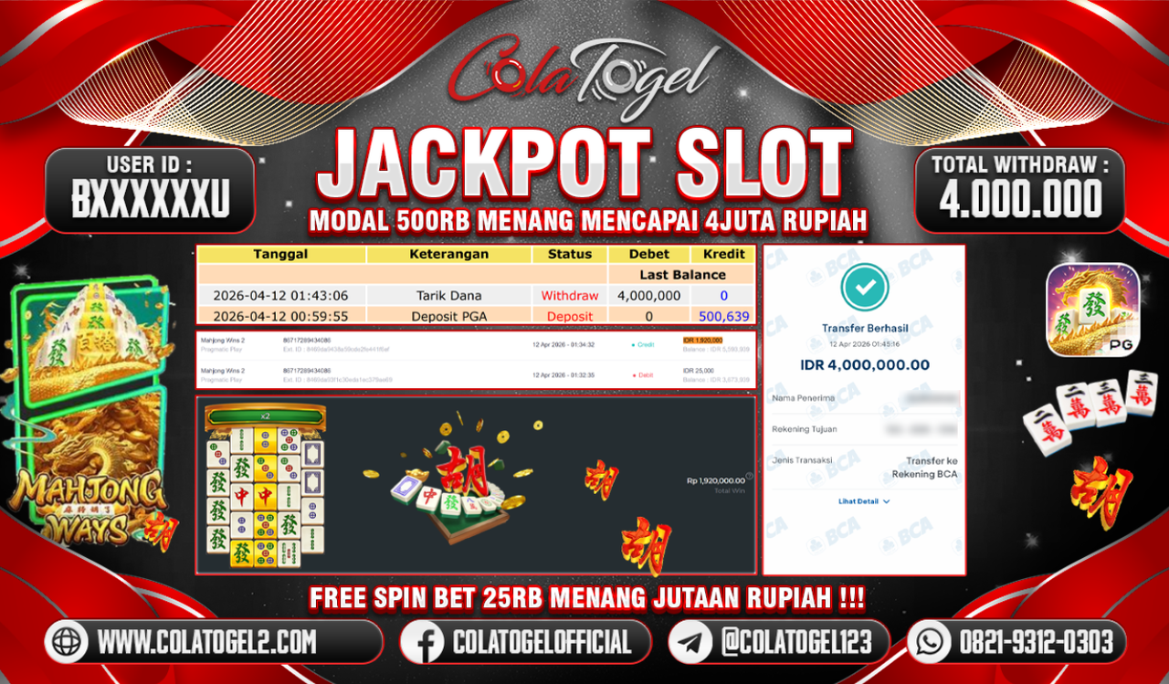 JACKPOT SLOT GACORR!!