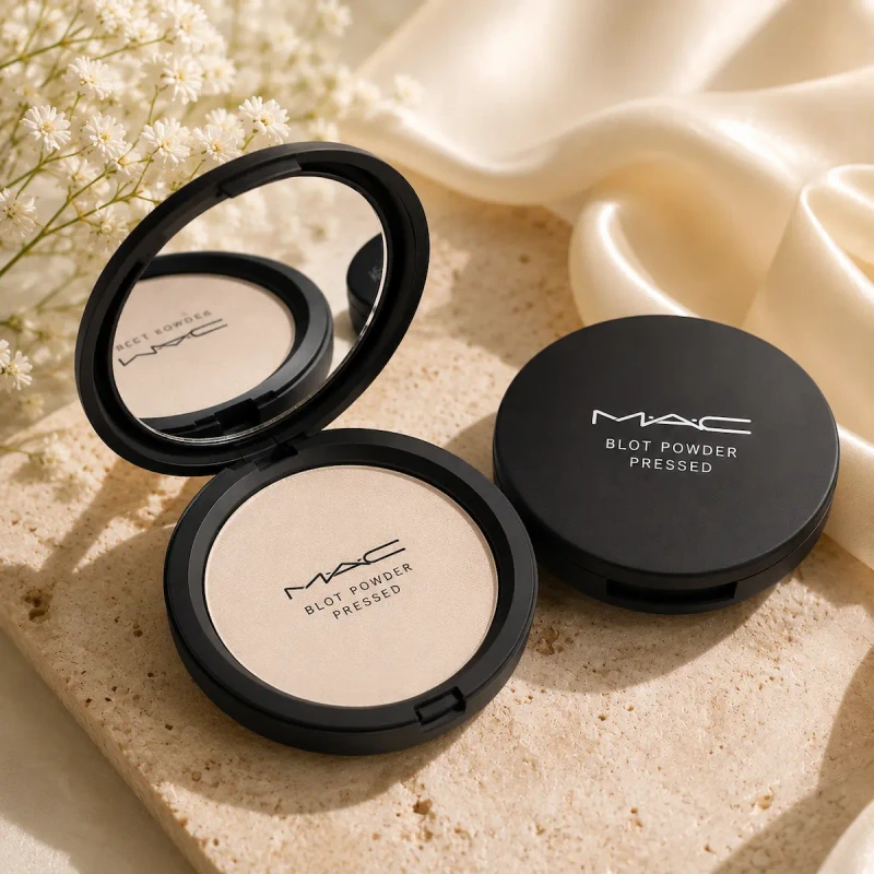 MAC Blot Powder Pressed cipria opacizzante compatta per ritocchi bridal make-up senza effetto lucido