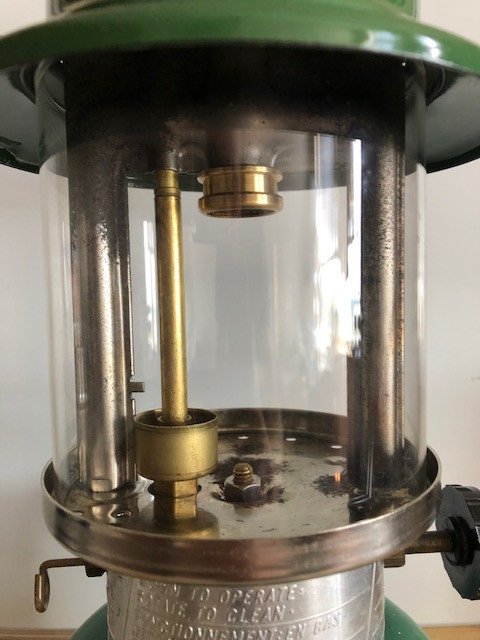 美品・鏡面‼️☆Coleman 335 lantern 02/'84☆ Coleman Dual Fuel Camping Lantern, 800 Lumens Light with 2-Mantle