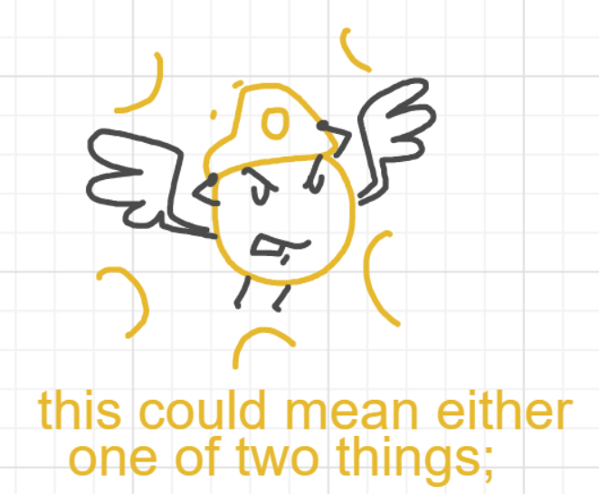 A panel from A Murder On The, episode six of the Board Boards object show by Furretwalk/WalkingFurret.