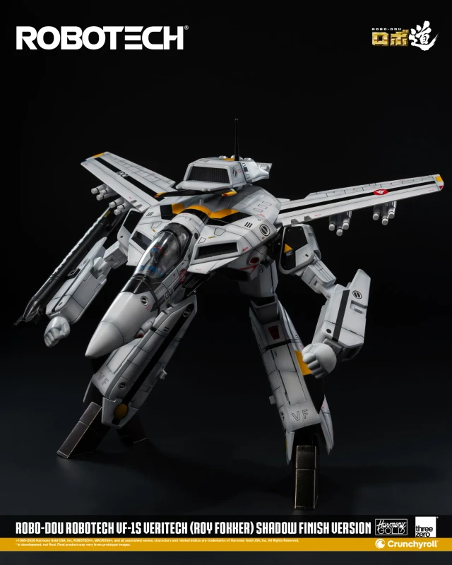 ROBOTECH ROBO DOU ROBOTECH VF 1S Veritech (Roy Fokker) Shadow Finish Version extra image (10)