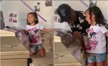 Niña pide que le bajen la música en el funeral de su papá: 