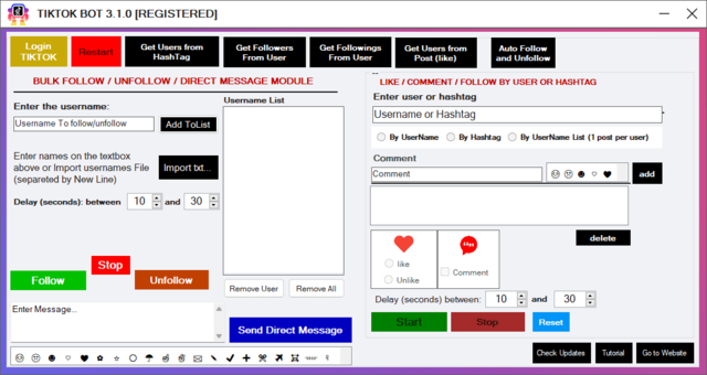 TikTok Bot Pro 3.1.0