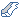A pixel art gif of white wing flapping