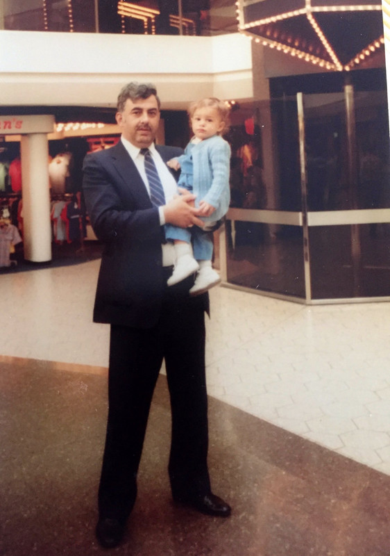 Justin Amash in his childhood with his father Attallah Amash