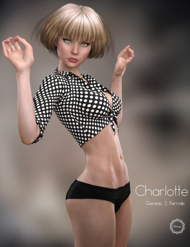 01 p3d charlotte hd for genesis 3 female daz3d