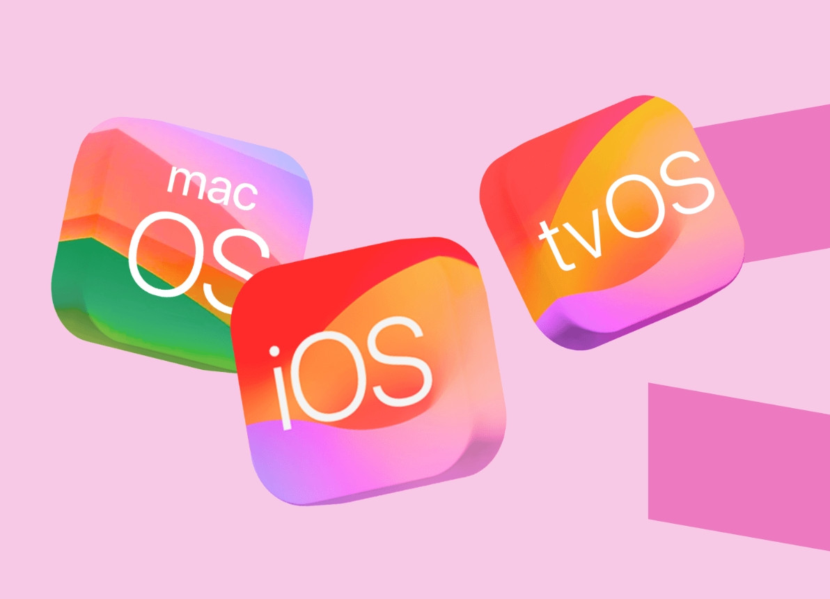 Логотипы экосистем Apple: визуальное различие между macOS, iOS и tvOS
