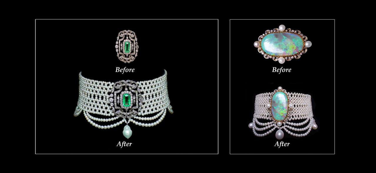 Brooch and heirloom rework