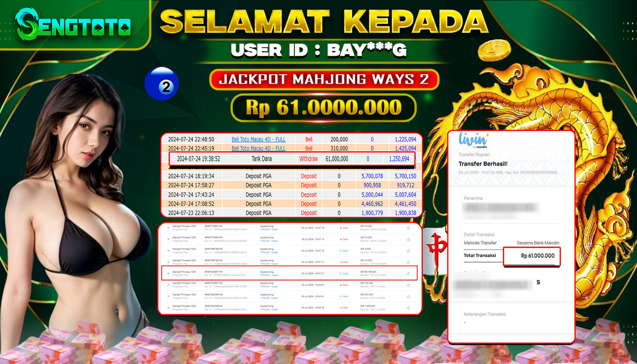 BUKTI PEMBAYARAN SLOT MAHJONG WAYS 2