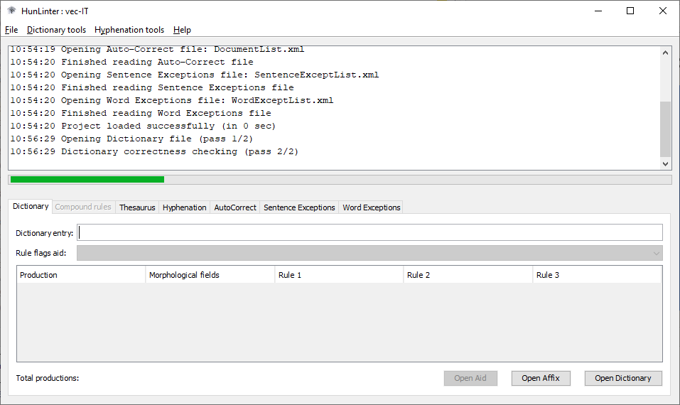 Dictionary linter alt text
