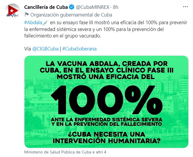 vaccino covid cuba