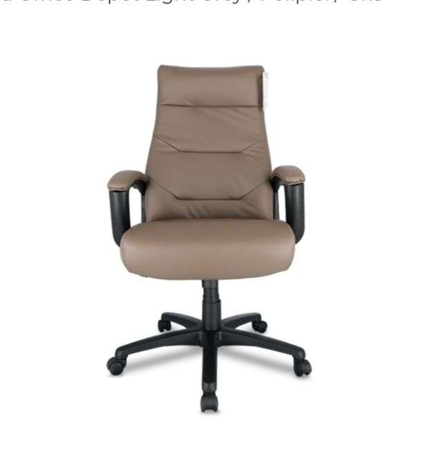 Office Depot: Silla Ejecutiva Office Depot Light Grey / Polipiel / Gris | Recoger en tienda 
