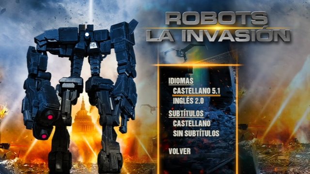 2 - Robots: La Invasión [DVD5 Full][Pal][Cast/Ing][Sub:Cast][C.Ficción][2014]