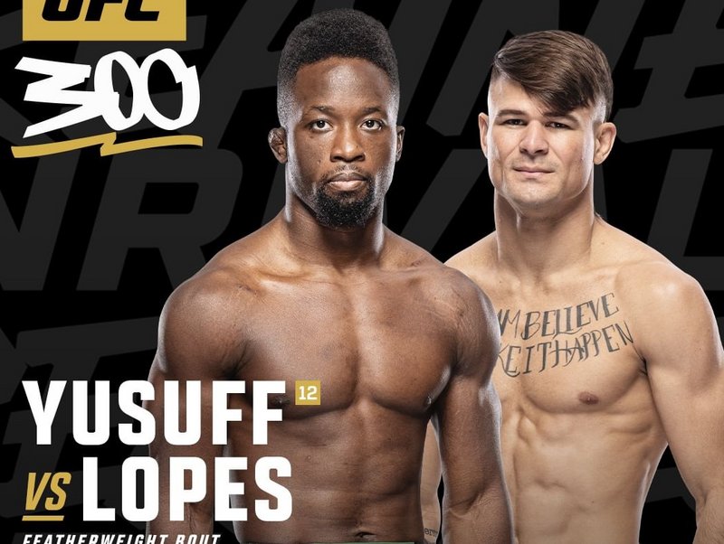 Содик Юсуф срещу Диего Лопес на UFC 300