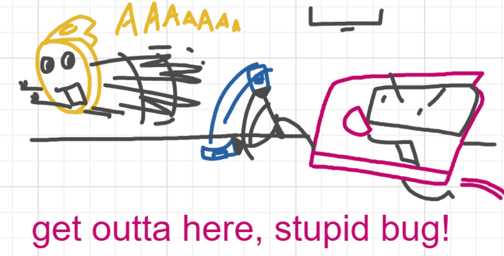 A panel from A Murder On The, episode six of the Board Boards object show by Furretwalk/WalkingFurret.