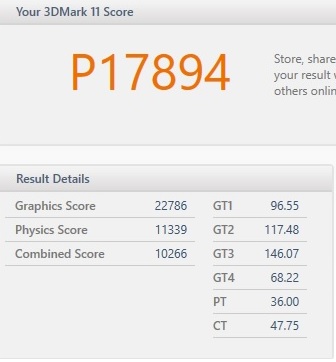 3DMark 11 Performance