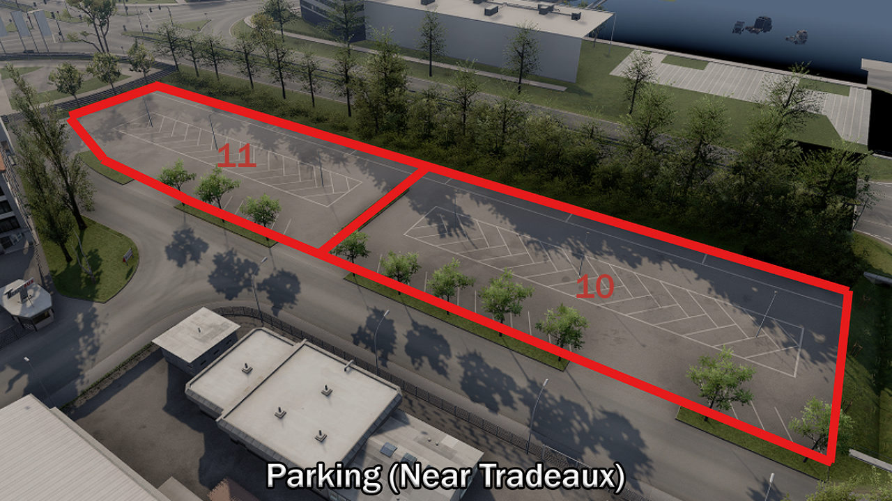 Parking Near Tradeaux