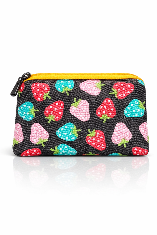Strawberry Pattern Coin Purse