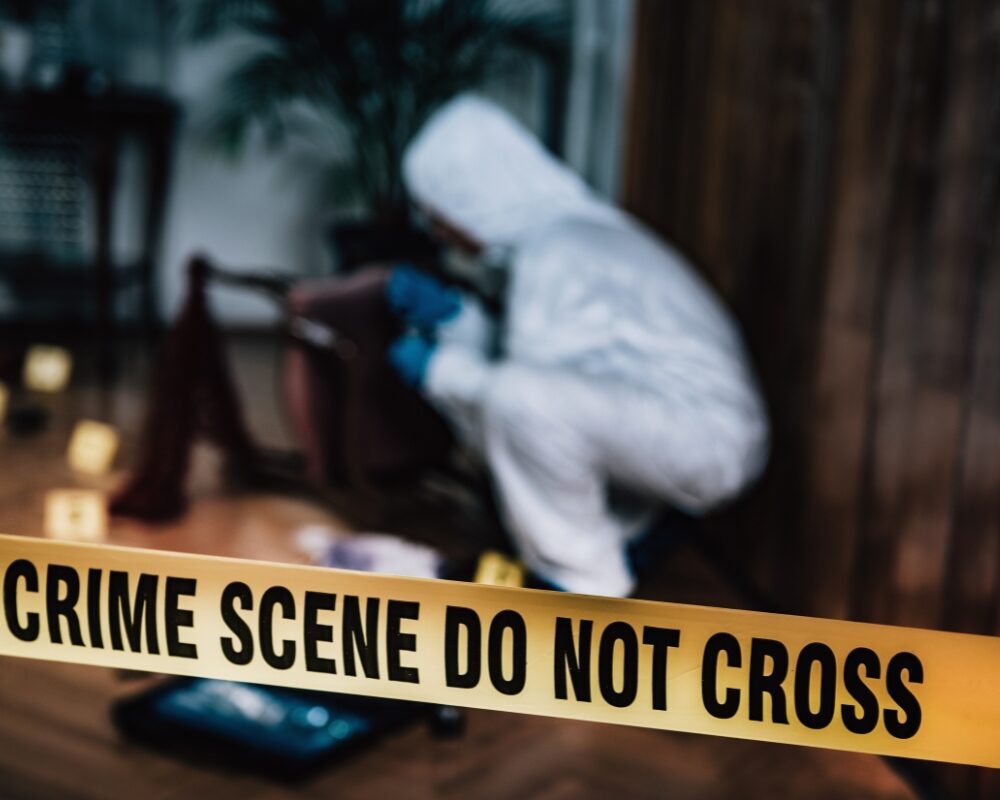 Trauma and crime scene cleanup site